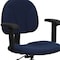 Flash Furniture Contemporary Drafting Chair, 20" L 42-3/4" H, Adjustable Padded, Fabric Seat BT-659-NVY-ARMS-GG - alternate 5